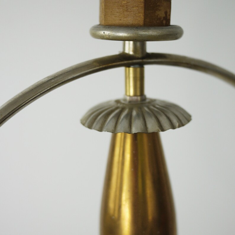 30s ARTDECO CIRCULAR Ceiling Lamp from Yugoslavia
