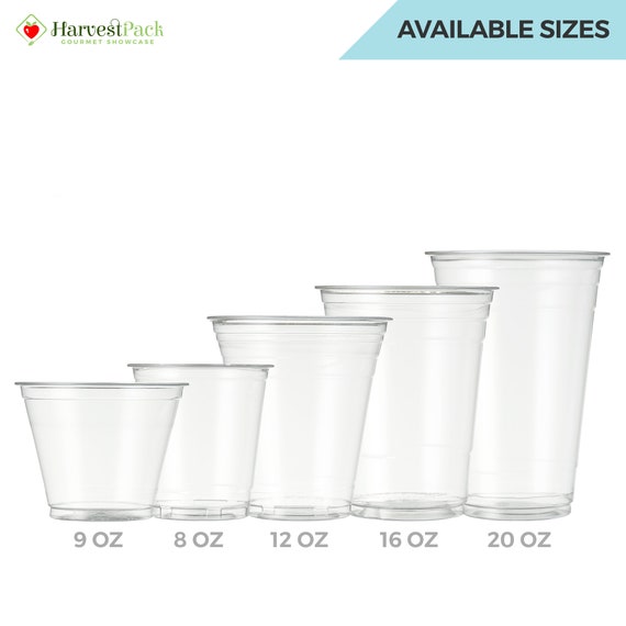Clear Plastic Cup with with Parfait Insert & Dome Lid Shop-Tek 16-Oz 20 Counts 