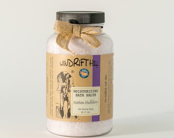 Montana Huckleberry | Moisturizing Bath Salts | Made In Montana | At Home Spa