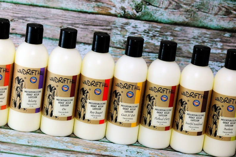 Goat Milk Hand and Body Lotion Goats N Oats 8oz. All Etsy