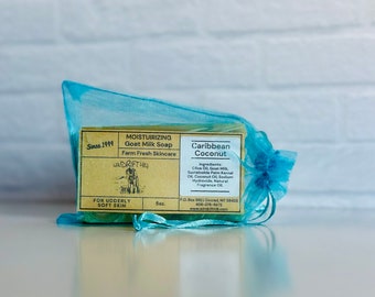 Caribbean Coconut | Moisturizing Goat Milk Soap | Made In Montana