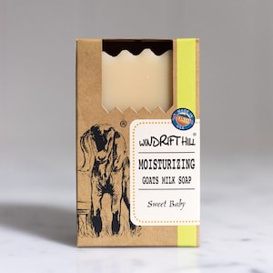 Goat Milk Soap | Sweet Baby | 5oz. | Hand Made Moisturizing Soap | Fresh Goat Milk | Made in Montana | Natural Skincare