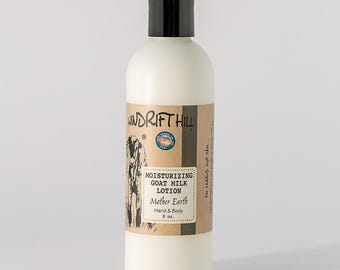 Goat Milk Hand and Body Lotion | Mother Earth | 8oz. | All Over Body Moisturizer | Made In Montana | Natural Skincare