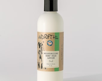 Goat Milk Hand and Body Lotion | Fresh | 8oz. | All Over Body Moisturizer | Made In Montana | Natural Skincare