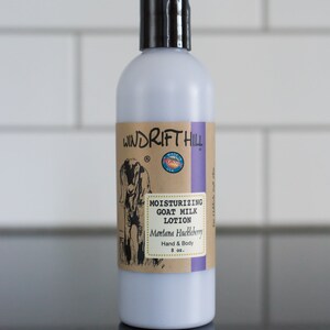 Montana Huckleberry | Goat Milk Lotion | 8oz. | All Over Body Moisturizer | Natural Mosquito Repellant | Natural Skincare image 5