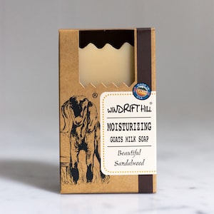 Goat Milk Soap | Beautiful Sandalwood | 5oz. | Hand Made Moisturizing Soap | Fresh Goat Milk | Made in Montana | Natural Skincare