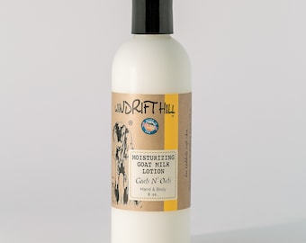 Goat Milk Hand and Body Lotion | Goats N Oats | 8oz. | All Over Body Moisturizer | Made In Montana | Natural Skincare