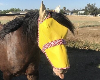 Mini Horse Fly Masks Etsy