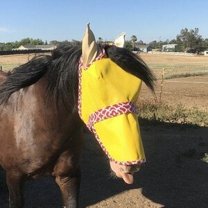 Fly Mask W/ Ears Improved Design Horses Donkeys u0026 Mules  Etsy