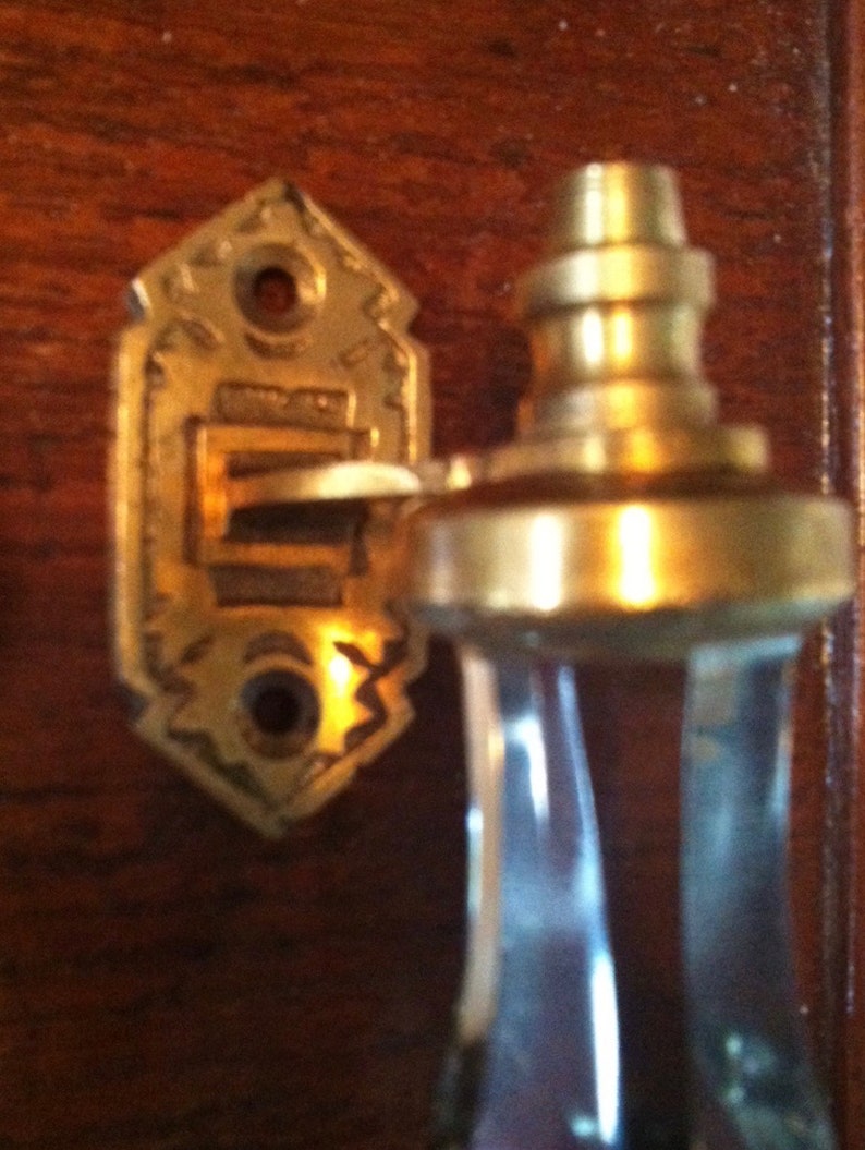 Brass and Glass Handles