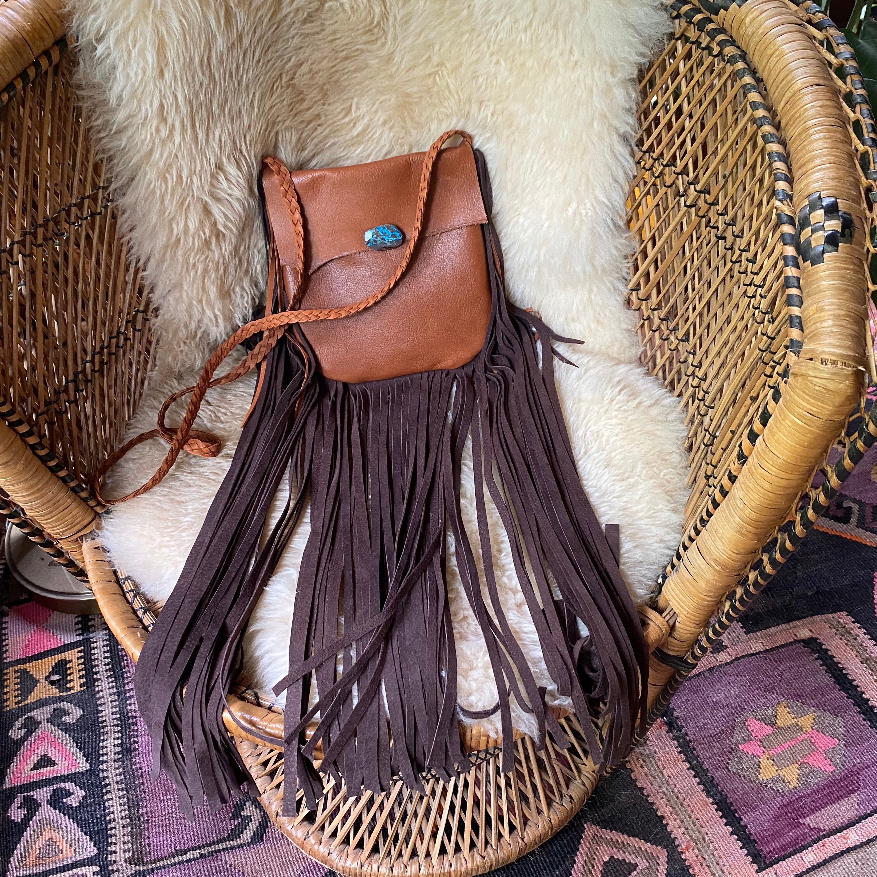 Handmade Southwestern Fringe Bag Desert Western Purse Etsy