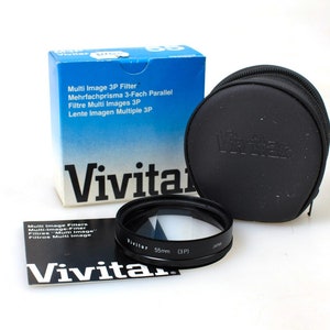 55mm Multi Image Special Effect Filter - Three Image - New Old Stock