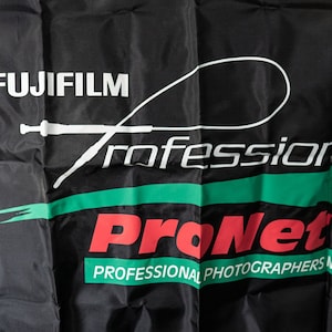 Fuji Film Professional Camera Banner - New Old Stock 29 x 38