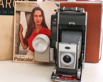 Vintage Polaroid Electric Eye Land Camera, Model 900, Original Box
