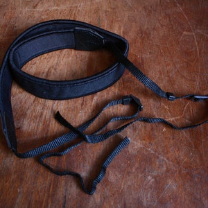 Wide Comfort Neoprene Camera Neck Strap Black