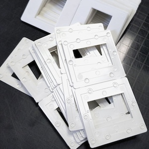 Supports pour diapositives en plastique de 35 mm, lot de 25
