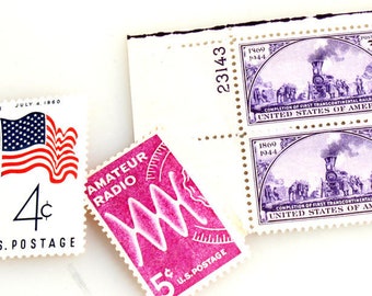 Francobolli USA//Francobolli da collezione//Bandiera americana
