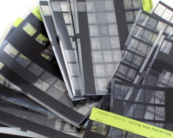 Kodak Microfiche Sheets//Microphotographs of Various Kodak Slide Projectors//Microform