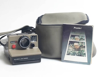 Polaroid-Pronto SX-70-Kamera mit Tasche & Anleitung / / Instant Kamera