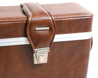 1970's Camera Case//Brown Bag//Carrying Case