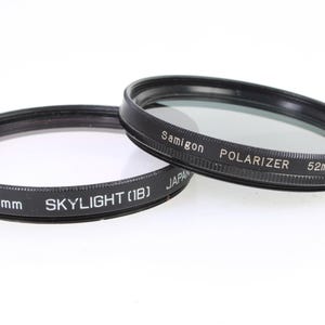 52mm UV & Polarizer filters