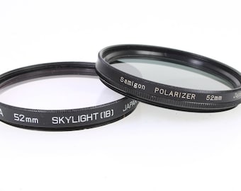 52mm UV & Polarizer filters