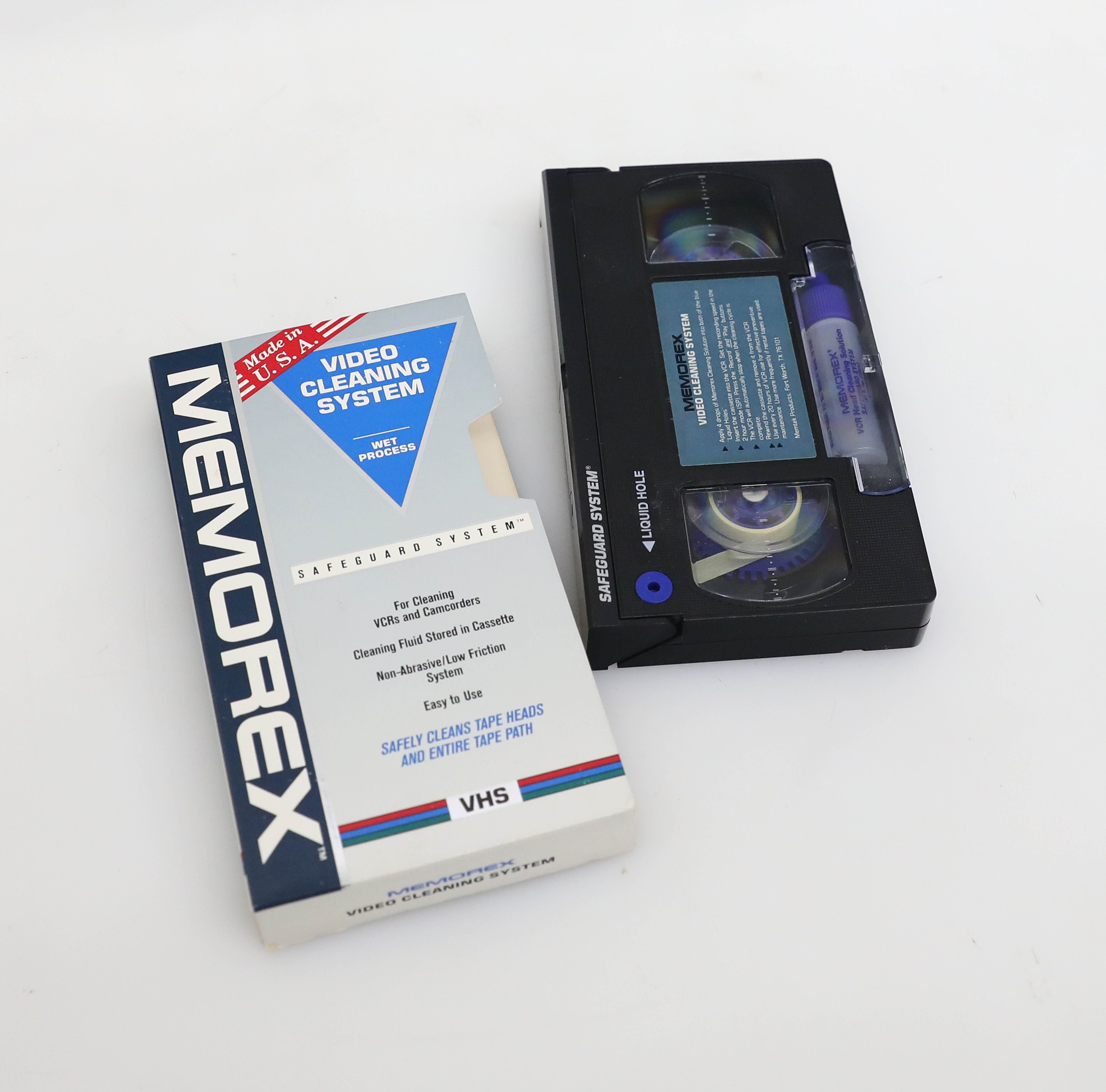 Memorex VHS Video Sistema de Limpieza Proceso Húmedo - Etsy México