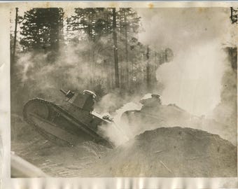 Vintage Wwi Panzer 1918 8x10 Foto Reprint - Historische Militär Rüstung Wandkunst