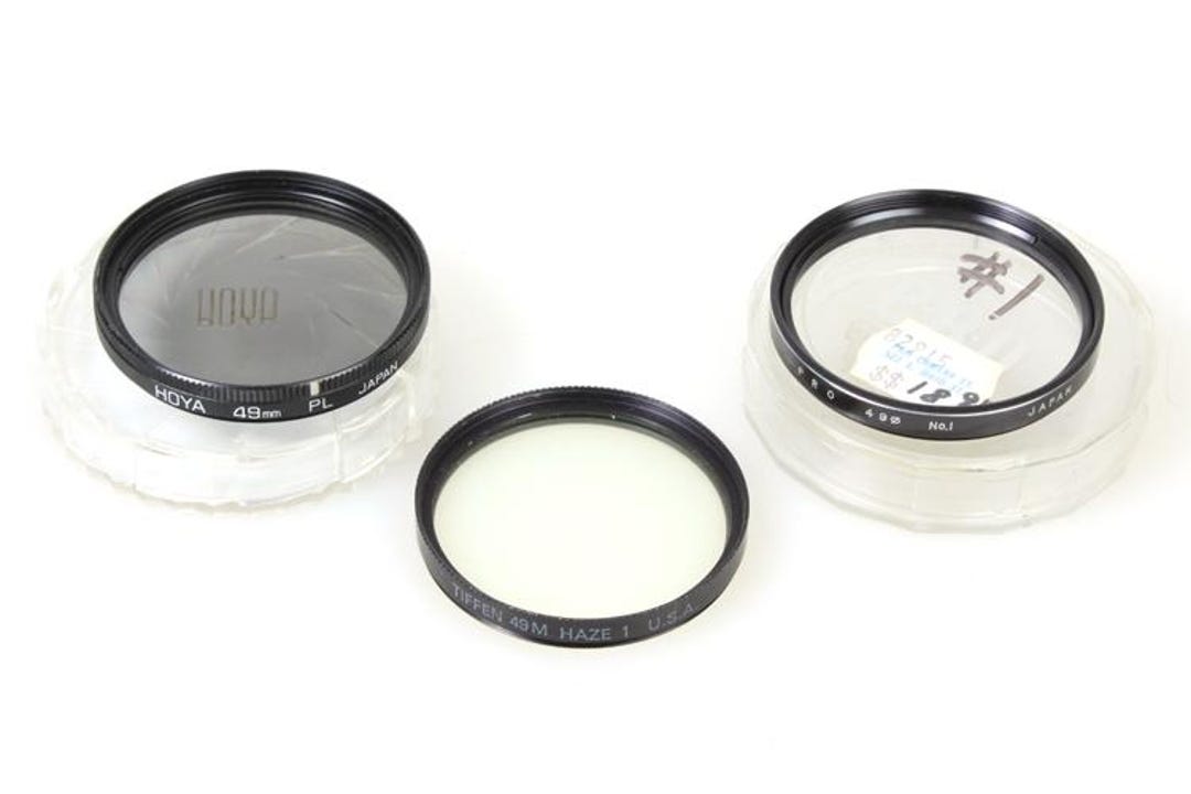 ウィクロスセット 49mm Filters (3) UV/ Haze Polarizer Close up +1 - Etsy