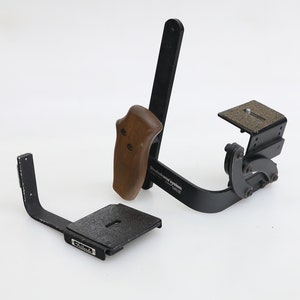 Set of 2 Vintage Camera Brackets - Heiland and Stroboframe