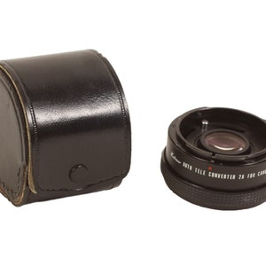 Kalimar Auto Tele-Converter 2X for Canon FD Mount With Fitted Case