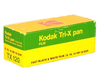 Kodak Tri-X Pan B&W 120 Film Roll - Sealed Expired 1983