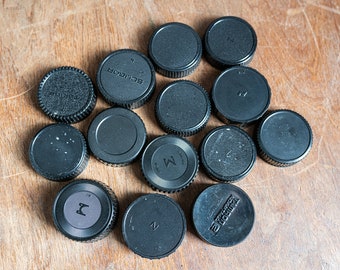Vintage Rear Nikon Lens Caps, GRAB BAG!