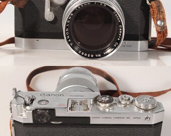 Canon VT-DELUXE Model Z Rangefinder Body W/canon 135MM 2.5 Lens