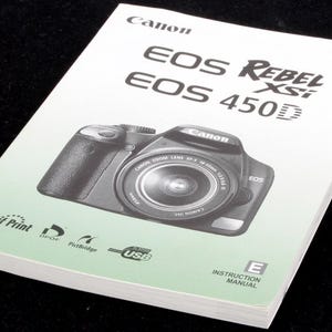 Canon EOS Rebel XSi/ 450D Manual