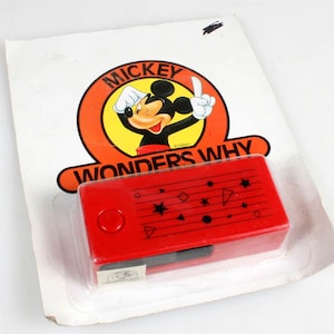 Mickey Mouse 110 Film Camera, Red in Original Packing
