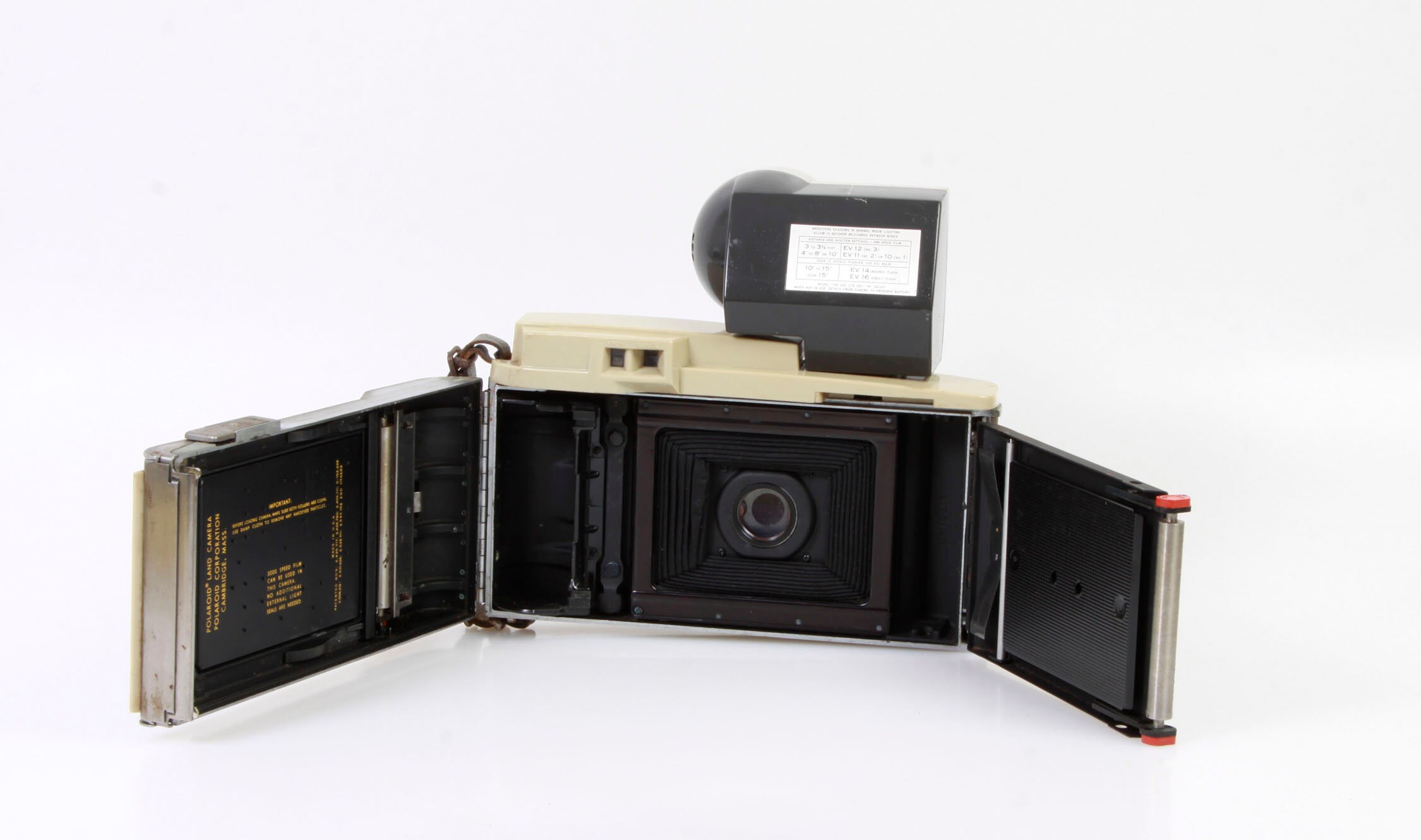 Vintage POLAROID Land 800 Camera & Flash - Etsy