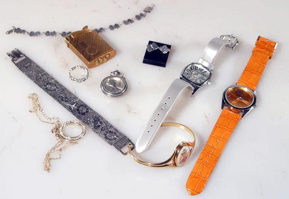 Misc. Jewelry (watches, Bracelets, Necklaces, Lighter)