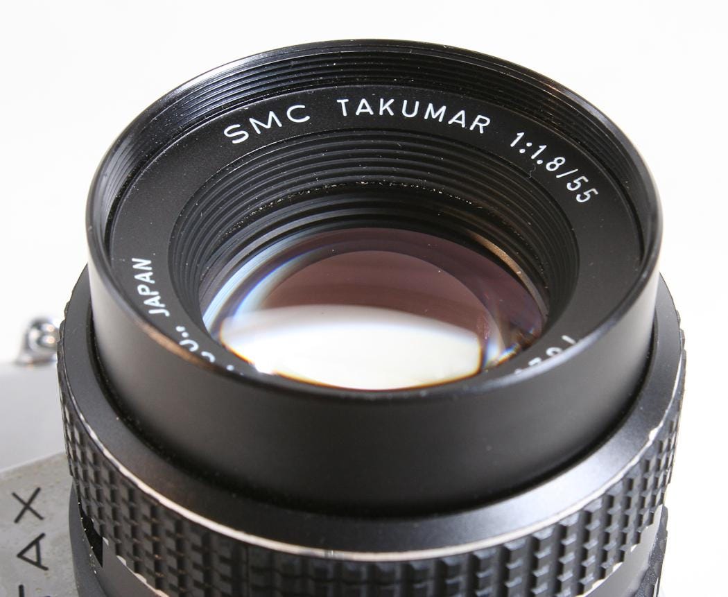 Pentax SL フィルムカメラ 55mm f/1.8 レンズ ペンタックスSLフィルムカメラ（55mm f/1.8 SMCタクマーレンズ搭載