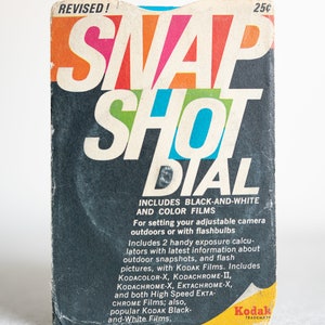 Kodak Snapshot Dial - Includes Black and White and Color Films Settings