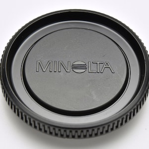 Äkta Minolta kamerahuslock för MC/MD bajonettfattning