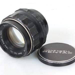 Pentax Super Takumar 55mm M42 Screw Mount Lens w Front & Rear Lens Caps