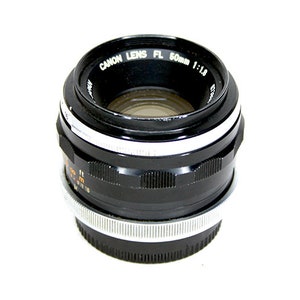50MM 1.8 Canon FL Standard Prime Lens w Rear Cap