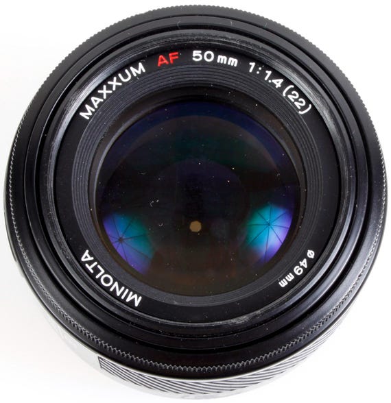MINOLTA AF 50mm 1:1.4 49mm カメラレンズ LENS オートフォーカス AF