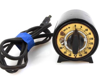 Qiilu minuterie maison Horloge Murale Vintage Grande Montre Suspendue Minuterie De Cuisine À La