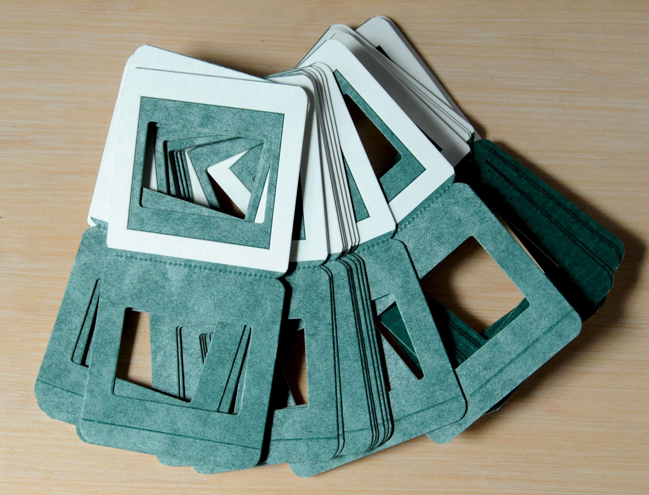 35mm Slide Mounts - Cardboard - Set of 25 - Etsy