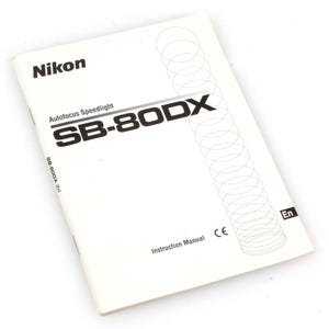 Nikon SB-80DX Flash Manual