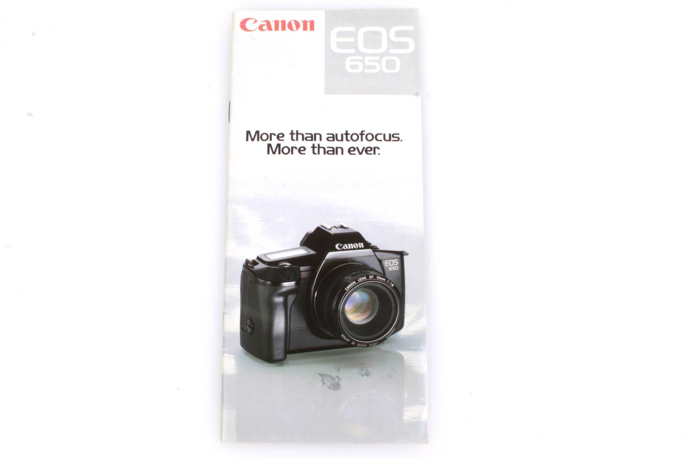 Canon EOS 650 カメラのパンフレット - Etsy 日本