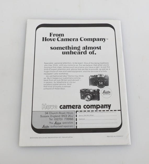 Leica Photography Magazine 1978 No. 5 - Etsy