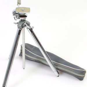Vintage Compact/ Travel Tripod w/ Case